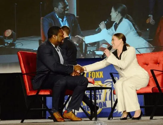 Christina Walker with 50 Cent
