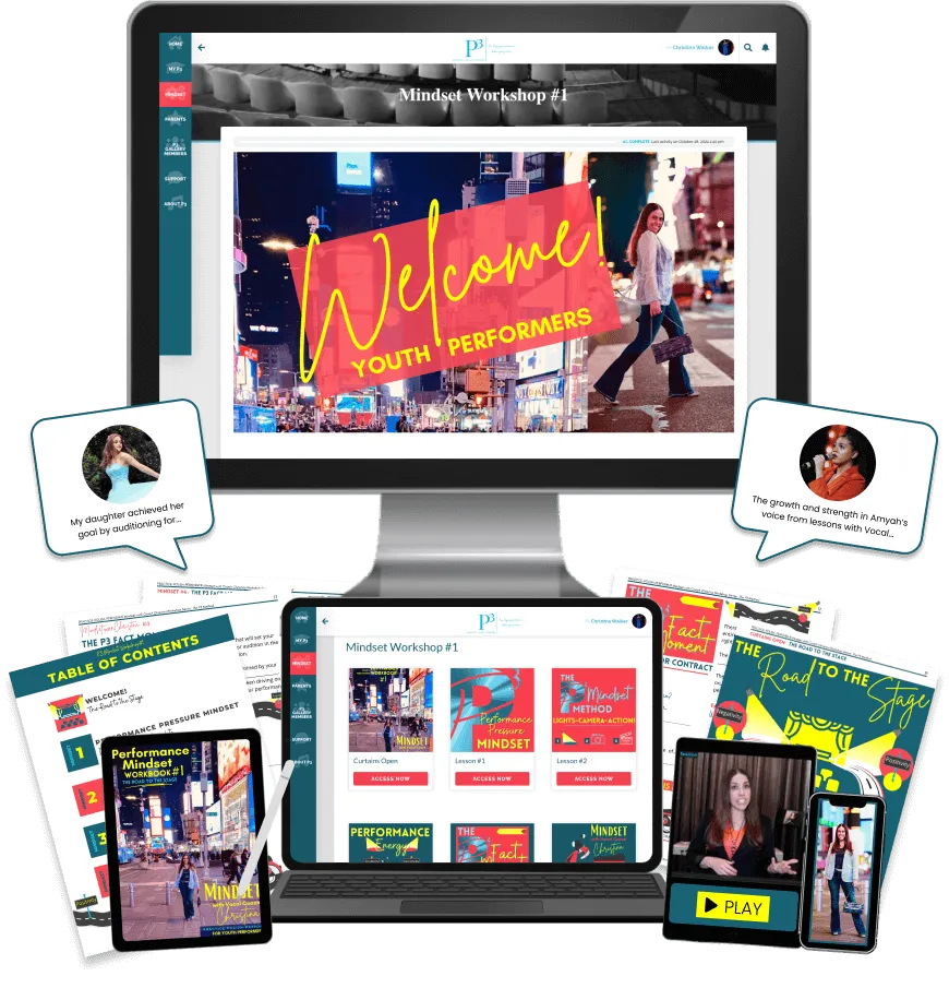 The Road To The Stage Performing Arts Mindset workbook