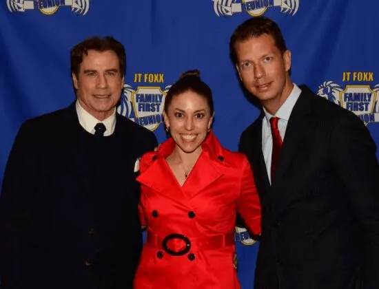 Christina Walker with John Travolta